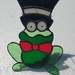 Top Hat Frog - Stained Glass