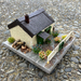 Hand crafted miniature model cottage 