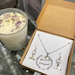 Whale Tail Jewellery Gift Set with Candle