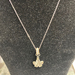 Cute Flower & Diamante Charm Necklace