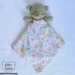 Muslin Rattle Teddie (Fawn)