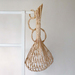 Handwoven Natural Rattan Hanging Onion Basket