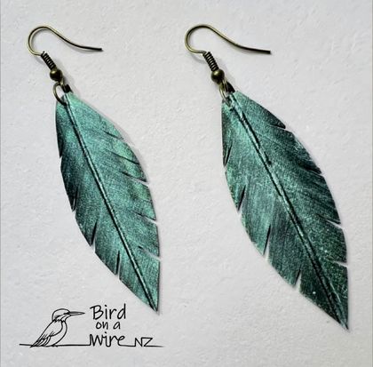 Tūī earrings